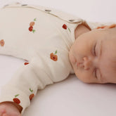 Baby boxpakje van ongeverfd biokatoen - Abrikozen